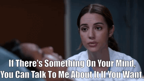 Greys Anatomy Jules Millin GIF - Greys Anatomy Jules Millin If Theres Something On Your Mind GIFs