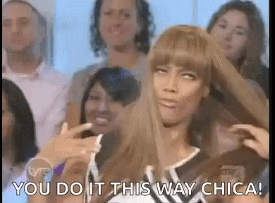 Tyra Banks Hair Flip GIF - Tyra Banks Hair Flip You Do It This Way GIFs