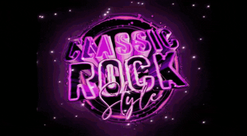 a sign that says classic rock style on it