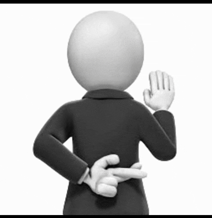 a 3d man in a suit has his hands crossed behind his back