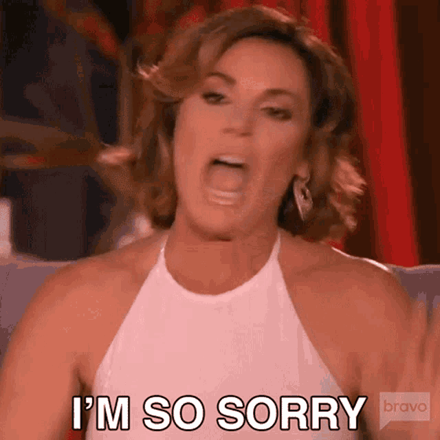 Im Sorry Real Housewives Of New York GIF - Im Sorry Real Housewives Of New York Rhony GIFs