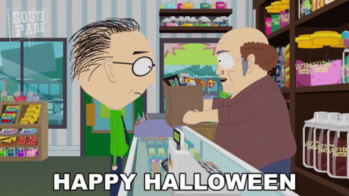 Happy Halloween Lolly The Candy Man GIF - Happy Halloween Lolly The Candy Man Mr Mackey GIFs