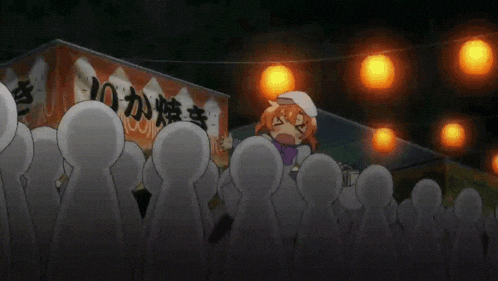 a crowd of people are gathered in front of a booth that says ' 100 ' on it