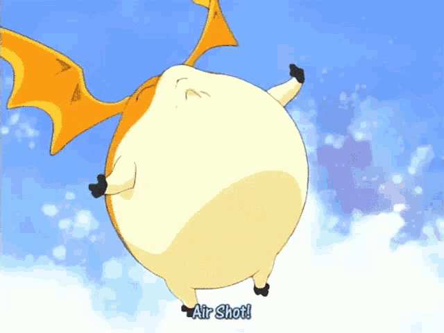 Patamon Air Shot GIF