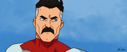 a cartoon drawing of a man with a mustache and the year 2021 on the bottom