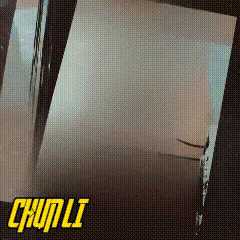 a picture of a door with the word chunli on it