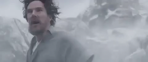 Doctor Strange Storm GIF - Doctor Strange Benedict Cumberbatch Snow GIFs