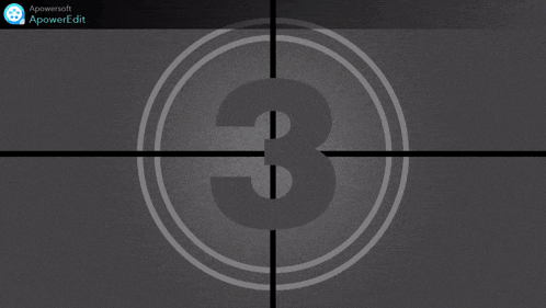 a countdown clock with the number 2 in the middle