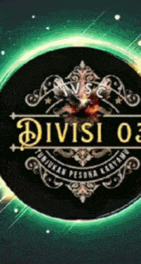 a logo for divisi 03 has a green circle around it