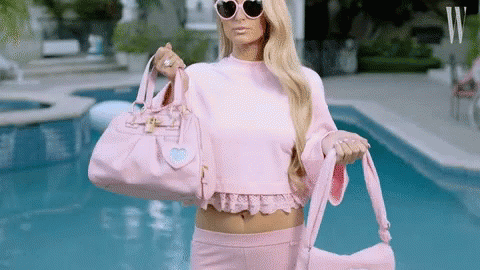 Paris Hilton Bags GIF