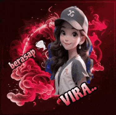 a girl wearing a baseball cap with the number 36