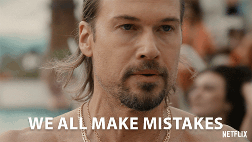 We All Make Mistakes Chad Mcknight GIF - We All Make Mistakes Chad Mcknight Obliterated GIFs