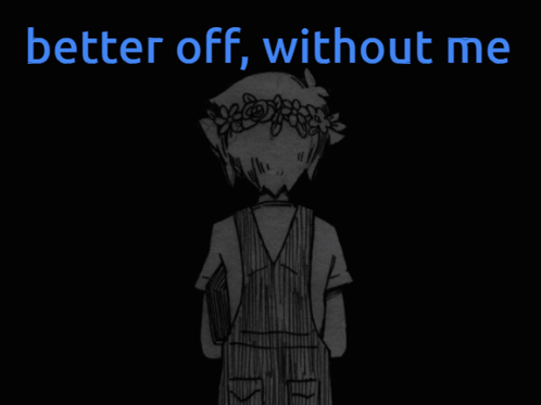 Omori Better Off GIF - Omori Better Off Without Me GIFs