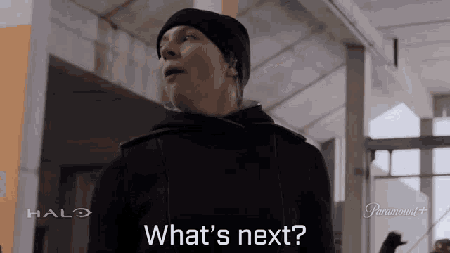 a man says what 's next in a halo advertisement
