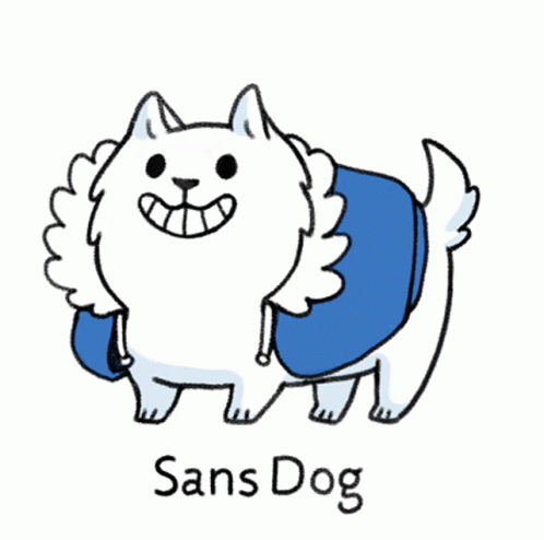 Ansa Sans Dog GIF - Ansa Sans Dog Party GIFs