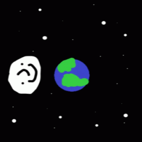 Moon Earth GIF - Moon Earth Planet GIFs