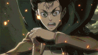 a close up of a person 's face with fire coming out of their mouth