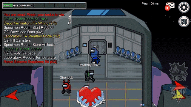 among us is a game that is being played on a smartphone