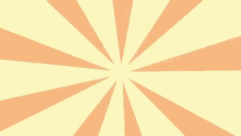 a cartoon rabbit and a chicken are standing next to each other on a sunburst background .