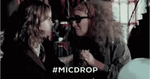 Hermione Mic Drop GIF - Hermione Mic Drop GIFs