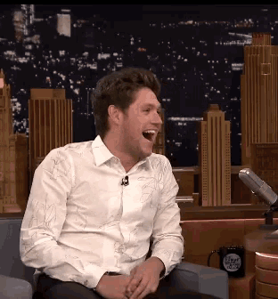 Niall Horan Laugh GIF