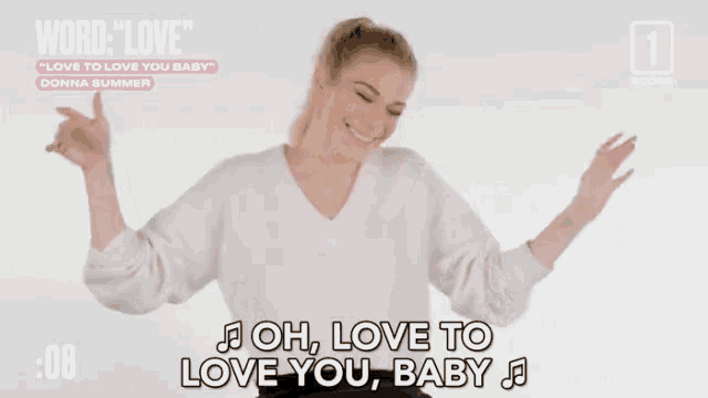 Oh Love To Love You Baby Singing GIF - Oh Love To Love You Baby Singing Enjoy GIFs