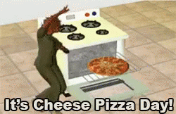 It'S Cheese Pizza Day! GIF - Cheesepizzagifs Dance Pizza GIFs