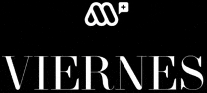 a black background with the word viernes written in white