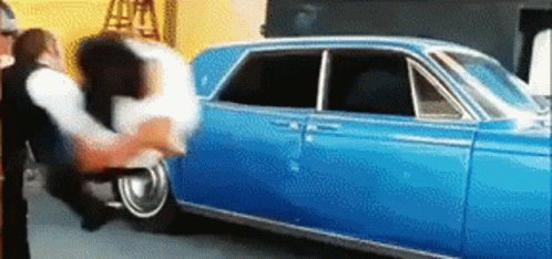 Car Slam Once Upon A Time In Hollywood GIF - Car Slam Once Upon A Time In Hollywood GIFs