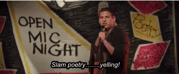 Slam Poetry GIF - Slam Poetry Jonah Hill GIFs