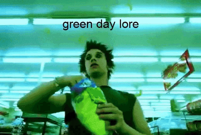 Green Day Green Day Lore GIF - Green Day Green Day Lore Jesus Of Suburbia GIFs