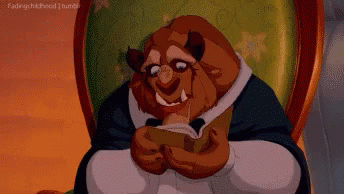 Reading Books GIF - Reading Books Beauty And The Beast GIFs