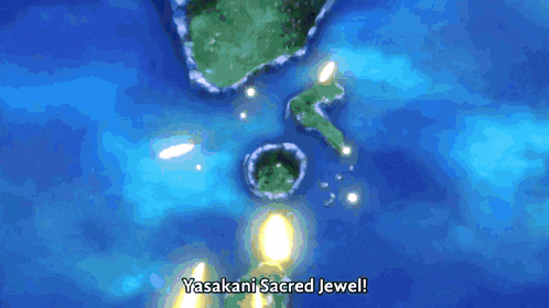 a cartoon character is flying over a map of islands
