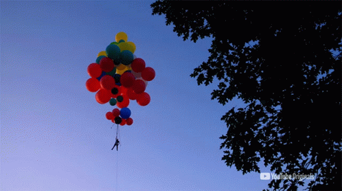 Hanging On To Balloons David Blaine GIF - Hanging On To Balloons David Blaine Ascension GIFs