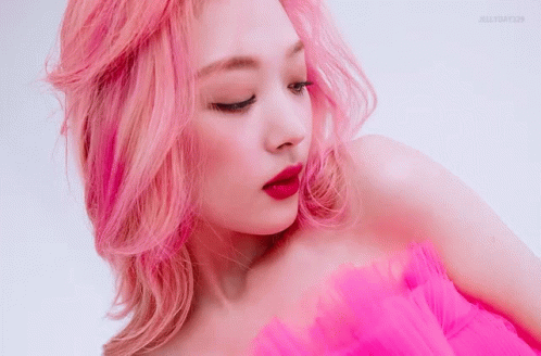 Sulli Choi Jinri GIF - Sulli Choi Jinri Pink GIFs