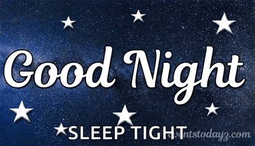 a poster that says " good night sleep tight "