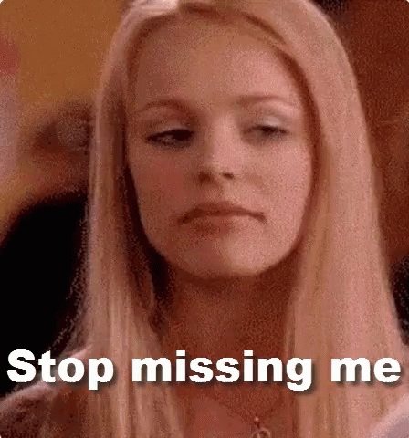 Mean Girls Stop Missing Me GIF - Mean Girls Stop Missing Me Miss Me GIFs