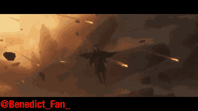 benedict_fan is written on the bottom of a screen