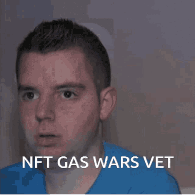 a picture of soldiers with the words nft gas wars vet below them