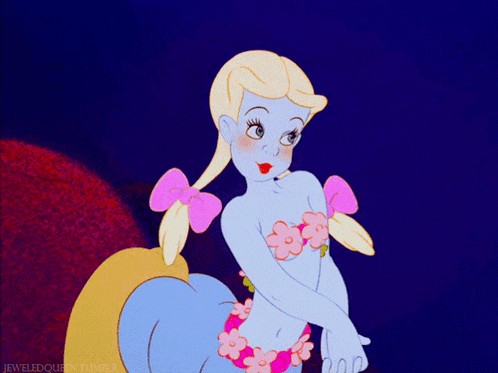 a cartoon of a mermaid with the words jeweledqueen tumblr at the bottom of the image