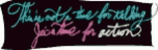 a neon sign that says `` this is the for talking jackie for return '' .