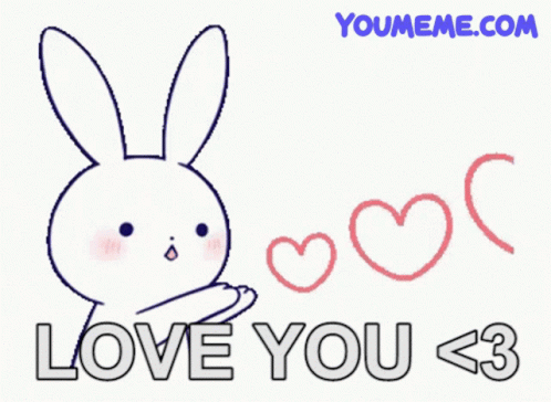 Bunny Love You GIF - Bunny Love You Iloveyou GIFs