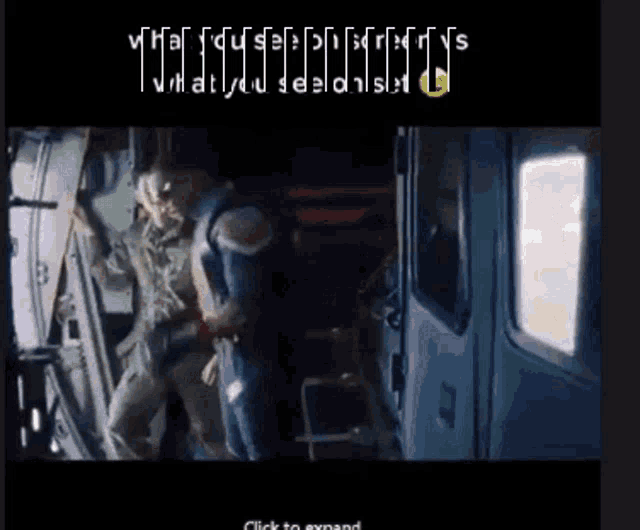 a screenshot of a video that says " click to expand " at the bottom