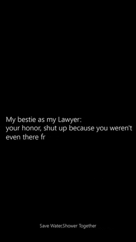 a black background with a quote from a lawyer .