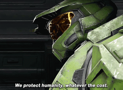 Halo Master Chief GIF - Halo Master Chief We Protect Humanity GIFs