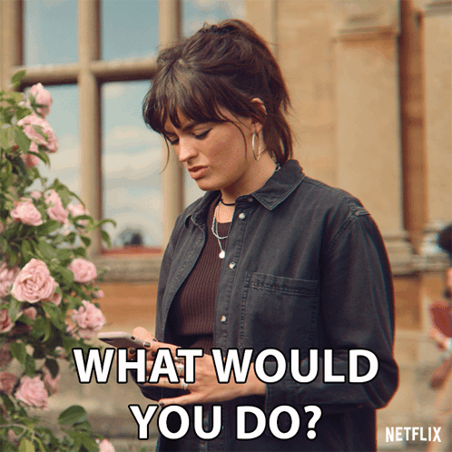 What Would You Do Maeve Wiley GIF - What Would You Do Maeve Wiley Emma Mackey GIFs
