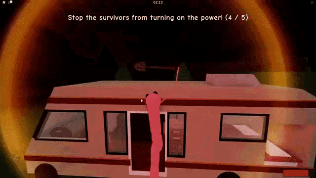 a screenshot of a video game that says stop the survivors from turning on the power ( 4 / 5 )