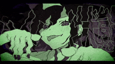 a cartoon of a girl sticking her tongue out and making a funny face .