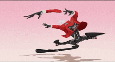 a cartoon of a robot wearing a red jacket with a star on it