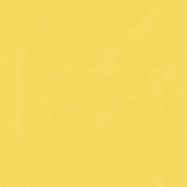 a black square with the word thank on a yellow background
